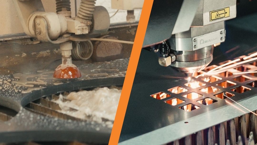 waterjet cutting vs laser cutting
