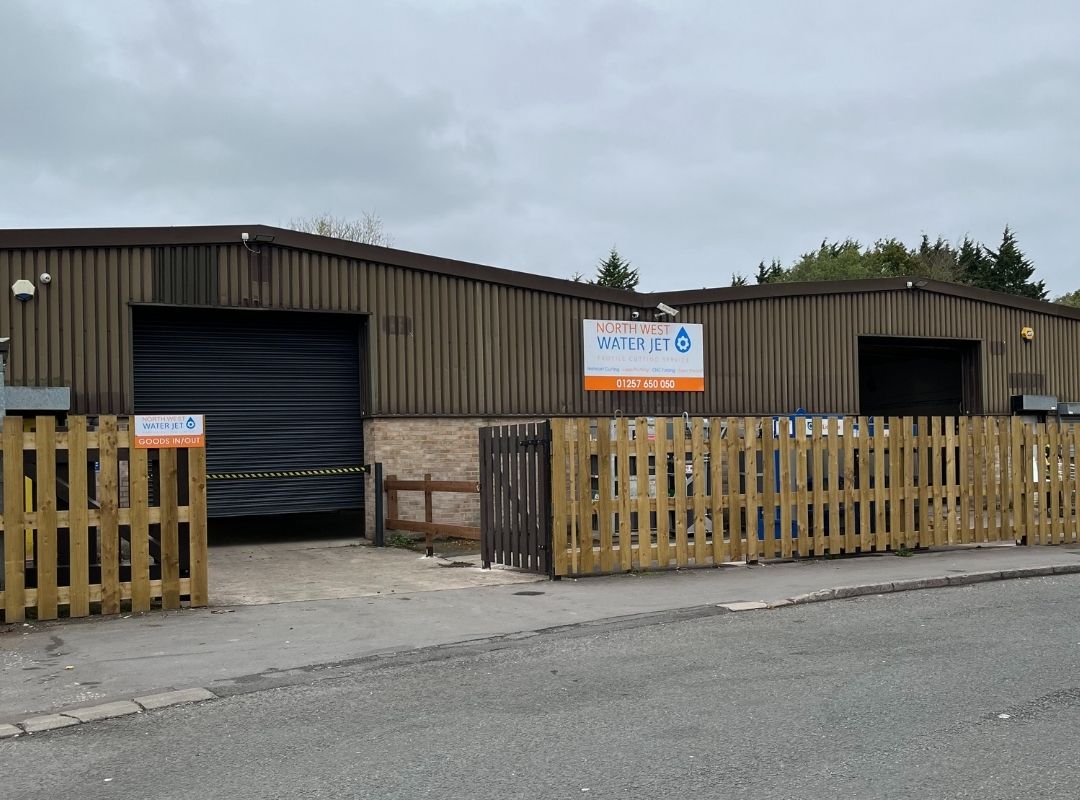 Outside Northwest Waterjets new premises located in Bamber Bridge Preston