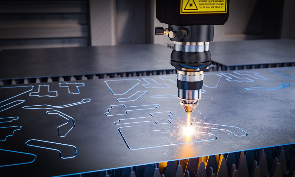 Intricate sheet metal laser cutting