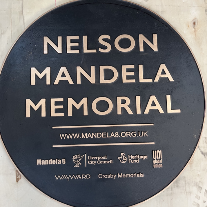 Nelson Mandela Memorial Sign